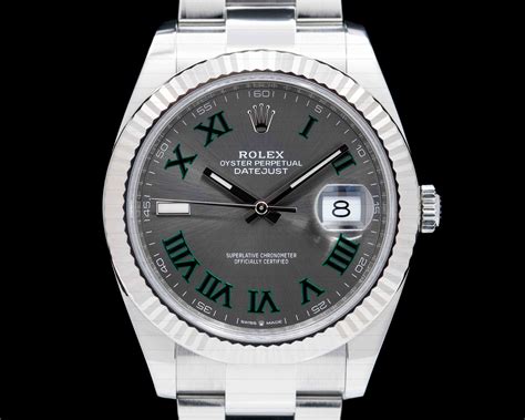 rolex datejust with roman numerals.